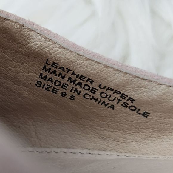 Anthropologie Elorie Light Pink pointed flats 9.5 - Picture 5 of 7